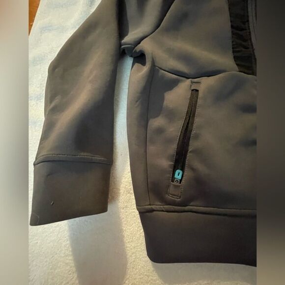 NWOT! medium Russell Athletics dark gray full zip pocketed Dry Power 360 jacket - Picture 4 of 9